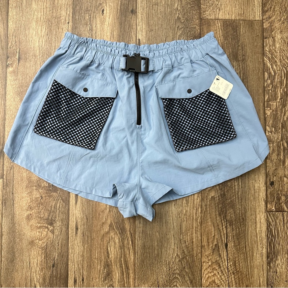 FP Movement by Free People Adventure Shorts Women’s Size L Light Blue